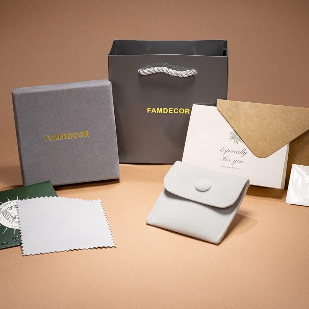 Sterling Silver Interlocking Circle Necklace Set … - image 6